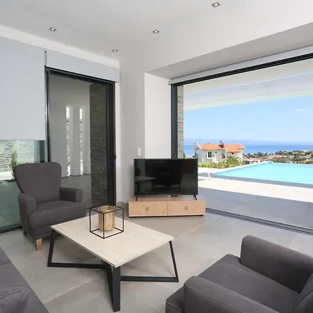 Villas Les Blancs 2 - Private Pool, 5 Bdrms, Panoramic View Villa Chaniotis